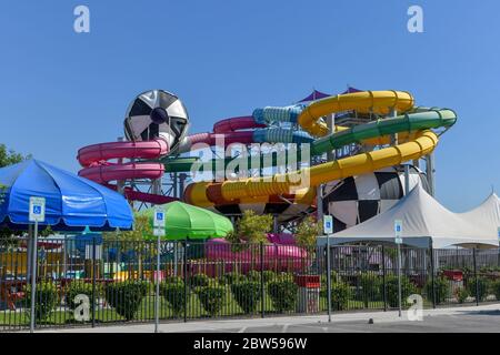 Henderson NV, Stati Uniti. 29 maggio 2020. Fase 2 riapertura di palestre e parchi acquatici a Henderson, Nevada, il 29 maggio 2020. Credit: Damairs carter/Media Punch/Alamy Live News Foto Stock