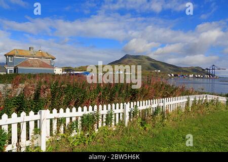 Unalaska isola, isole Aleutian, Alaska, STATI UNITI D'AMERICA Foto Stock