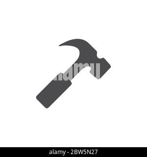 Icona martello. Per il web, il business, la finanza e la comunicazione. Illustrazione vettoriale. Illustrazione Vettoriale