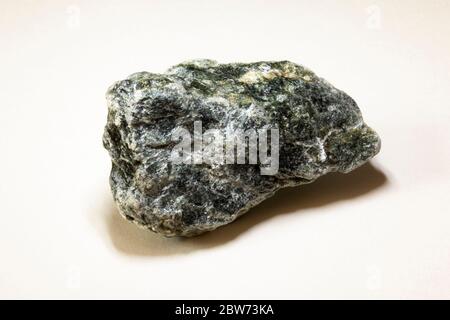 Minerale di talco della Cina, che fa parte della scala di durezza di Moh (numero uno) Foto Stock