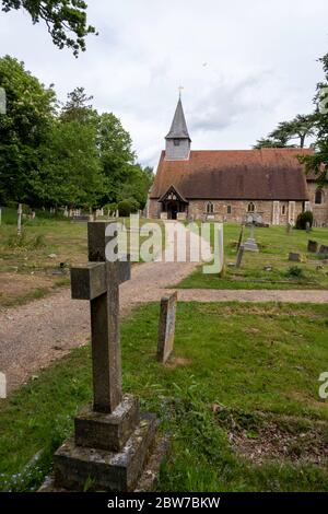 St Andrews Church, Marks Tey, Copford, Essex, Regno Unito Foto Stock