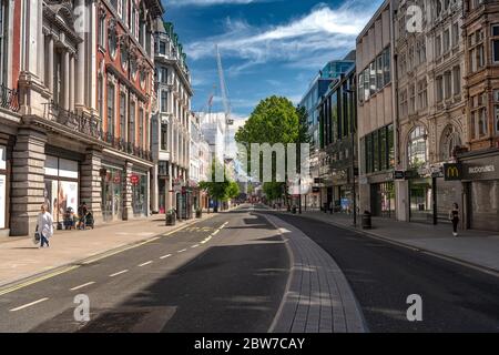 London Coronavirus Lock-down estate 2020 Foto Stock