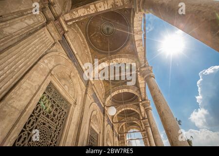 Moschea di Muhammad Ali nel Cairo Egitto edificio Foto Stock