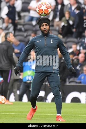 LONDRA, INGHILTERRA - 30 APRILE 2019: Danny Rose di Tottenham ha ritratto prima di lui prima della prima tappa della partita di semifinale della UEFA Champions League 2018/19 tra Tottenham Hotspur (Inghilterra) e AFC Ajax (Paesi Bassi) al Tottenham Hotspur Stadium. Foto Stock