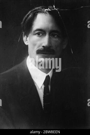 Racconti di crudeltà orribili . Il romanziere francese Henri Barbusse , autore di' Under Fire' 16 gennaio 1929 Foto Stock