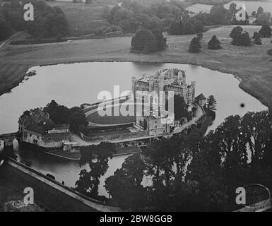 Castello di Leeds , vicino a Maidstone , Kent . La casa di Lady Bailey . 24 gennaio 1933 Foto Stock