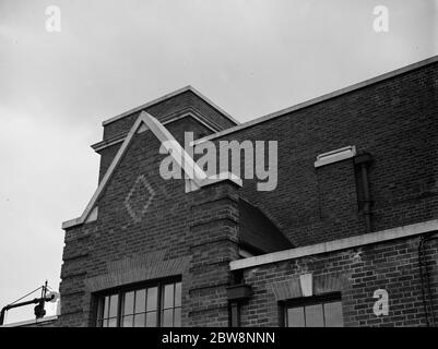 Val de Travers, stazione di Shenfield, LNER, Essex. 1938 Foto Stock