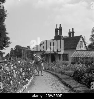 Cottage di 300 anni a Foots Cray . 1936 Foto Stock