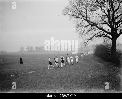 Kent Campionato di fondo Dartford . 1937 Foto Stock