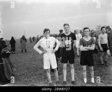 Kent Campionato di fondo Dartford . 1937 Foto Stock