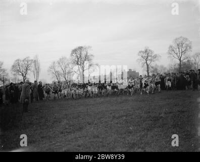 Kent Campionato di fondo Dartford . 1937 Foto Stock