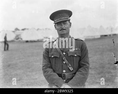 Reclutamento di esercito territoriale nel campo di Lympne , Kent . La Superior . 1939 Foto Stock