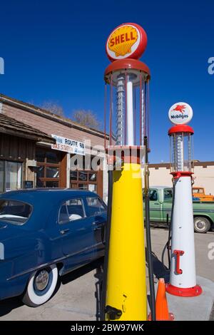 Pete's Route 66 gas Station Museum, Williams, Arizona, USA Foto Stock