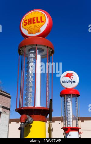 Pete's Route 66 gas Station Museum, Williams, Arizona, USA Foto Stock