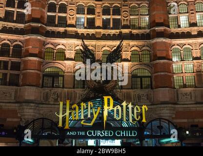 Harry Potter e il film teatrale maledetto per bambini nel West End. Londra Foto Stock