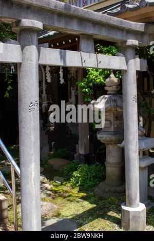 Tempio di Myokenji, Tokyo Giappone, viaggio Foto Stock