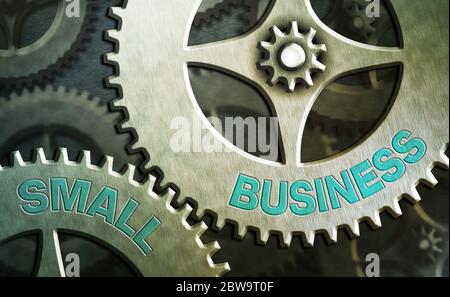 Scrittura a mano di testo scrittura Small Business. Foto concettuale un'azienda di proprietà individuale conosciuta per le sue dimensioni limitate Foto Stock