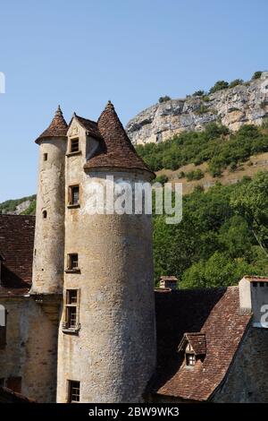 Château de Limargue in Autoire Francia Foto Stock