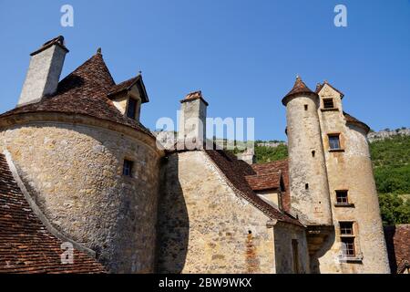 Château de Limargue in Autoire Francia Foto Stock