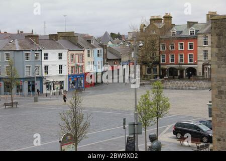 Caernarfon città nel Galles del Nord. Regno Unito Foto Stock