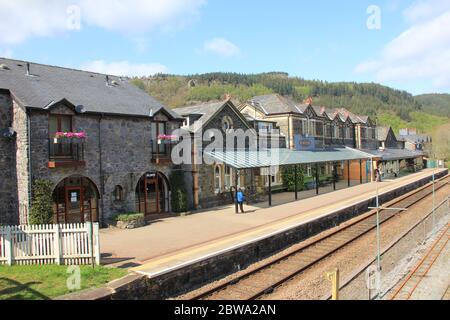 Betws-y-Coed a Snowdonia, Galles del Nord. Regno Unito. Foto Stock