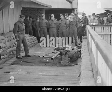 Deposito di AMPS (Auxillary Military Pioneer Corps) a Clacton . 17 aprile 1940 Foto Stock