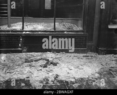 Anti-rivolte tedesche a Londra UN pasticcere a Stamford Street Foto Stock