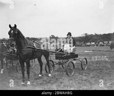 Westerham Hill Horse Show MRS Raymond Phillips 1928 9 luglio 1926 Foto Stock