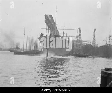 Lancio della ' New Toronto ' 30 agosto 1919 Foto Stock