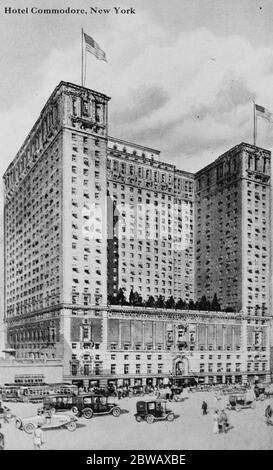 Hotel Commodore , New York 11 Dicembre 1919 Foto Stock