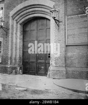 Le porte della prigione di Brixton 7 settembre 1920 Foto Stock