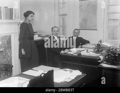 Organizzazione sionista ( Pubblicità ) 77 Great Russell Street Gennaio 1920 Foto Stock