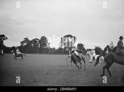 Polo Ranelagh - Casa dei Lord contro Casa dei Comuni . 18 giugno 1927 Foto Stock