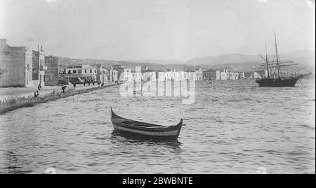 Smyrna sulla costa egea della Turchia 16 settembre 1922 Foto Stock