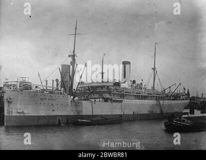 La nave di condanna ' la Martiniere ', in partenza per l'isola del Diavolo a Saint Martin De-Re, Francia.. 31 marzo 1926 Foto Stock