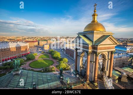 Città di San Pietroburgo in Russia Foto Stock