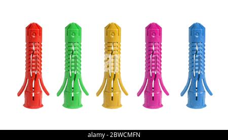 Colorato dei tasselli Foto Stock