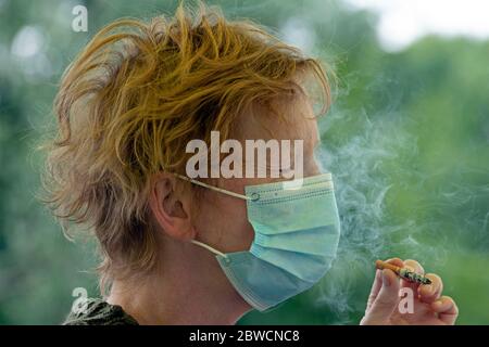 Fag break a Corona Times, Germania Foto Stock