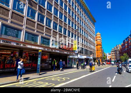 Curzon Soho Cinema su Shaftesbury Avenue, Londra, Regno Unito Foto Stock