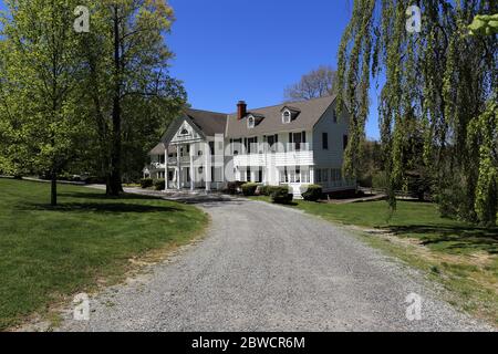 The Childs Mansion Crane Neck Long Island New York Foto Stock