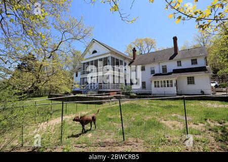 The Childs Mansion Crane Neck Long Island New York Foto Stock