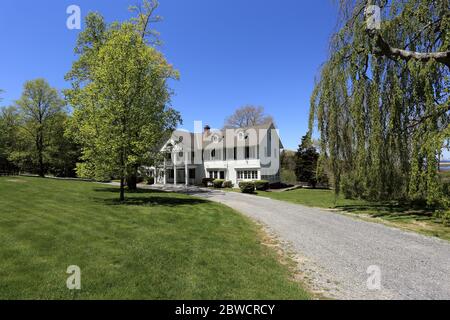 The Childs Mansion Crane Neck Long Island New York Foto Stock