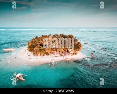 Vista sull'isola di Guyam Siargao Foto Stock