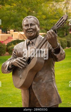 Eduardo Lalo Guerrero statua Cattedrale Città California Foto Stock