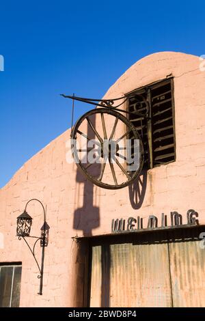 Caualliere Blacksmith nella città vecchia, Scottsdale, Phoenix, Arizona, Stati Uniti Foto Stock