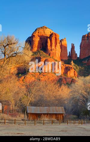 Cattedrale Rocak al Red Rock Crossing, Sedona, Arizona, USA, Nord America Foto Stock