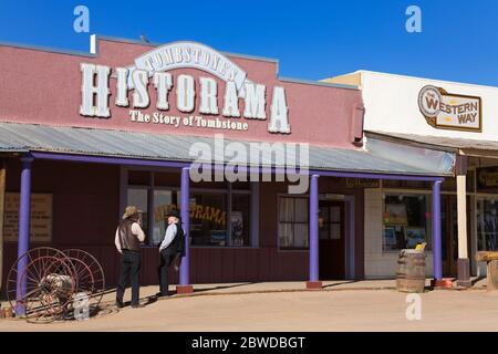 Historama, Tombstone, Cochise County, Arizona, Stati Uniti Foto Stock