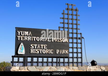 Yuma Territorial Prison Museum,Yuma,Arizona,USA Foto Stock