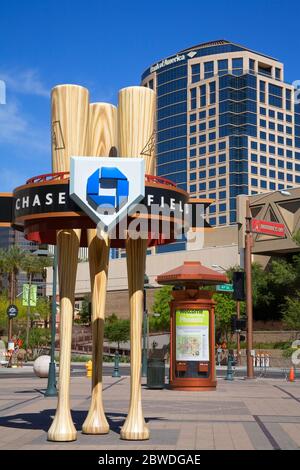 Chase Field, Phoenix, Arizona, Stati Uniti Foto Stock