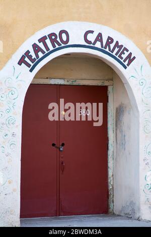 Teatro Carmen, Barrio Historico District, Tucson, Pima County, Arizona, Stati Uniti d'America Foto Stock